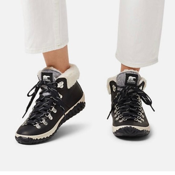 Sorel out n about plus conquest boot black Clearance